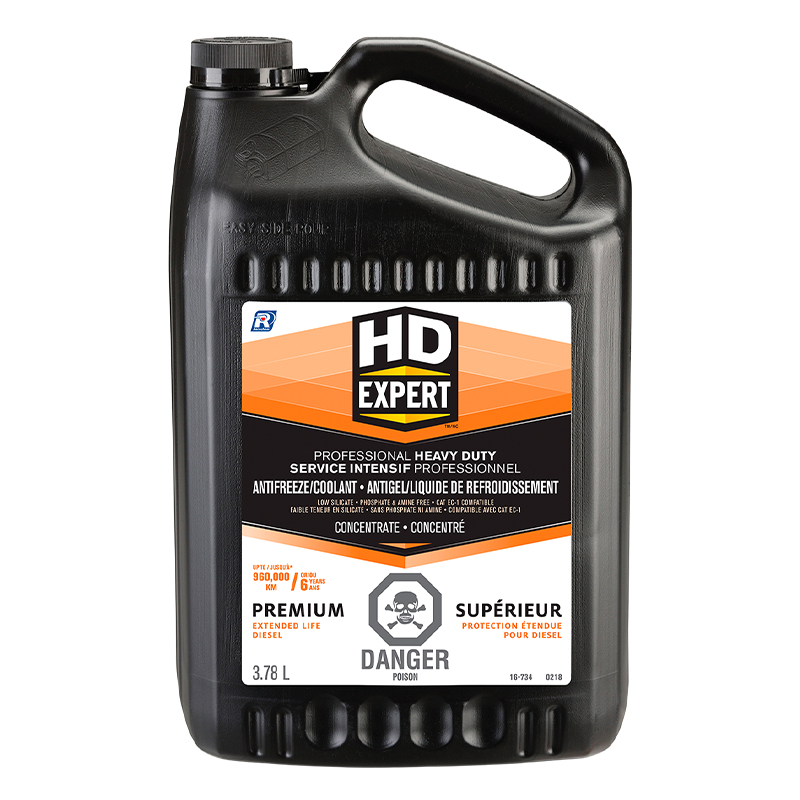 HD Expert™ - Concentrate Extended Life Heavy Duty Antifreeze/Coolant, Premium, 3.78 L